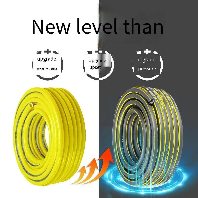 100m Water Pipe Domestic Soft Water Pipe Tap Water Explosion-proof Antifreeze Garden Pipe Car Washing High-pressure Watering Flowers Watering Fields