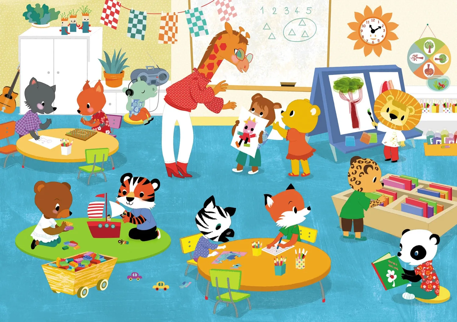 12 Piece - Vive La Maternelle Puzzle