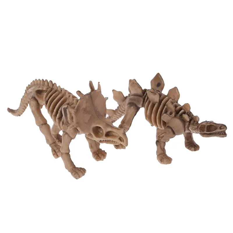 12pcs Dinosaur Skeleton Fossils Assorted Bones Figures Toys Kids Christmas Gift