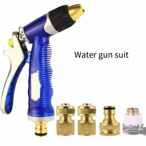 15m Water Pipe   All Copper Water Gun Head Car Washing Water Gun Set High Pressure Water Pipe Household Garden Watering Car Washing Artifact Car Brushing Hose Nozzle Metal All Copper Joint Motorcycle Car Water Gun