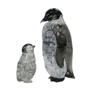 3D Crystal Puzzle - Penguin and Baby: 43 Pcs