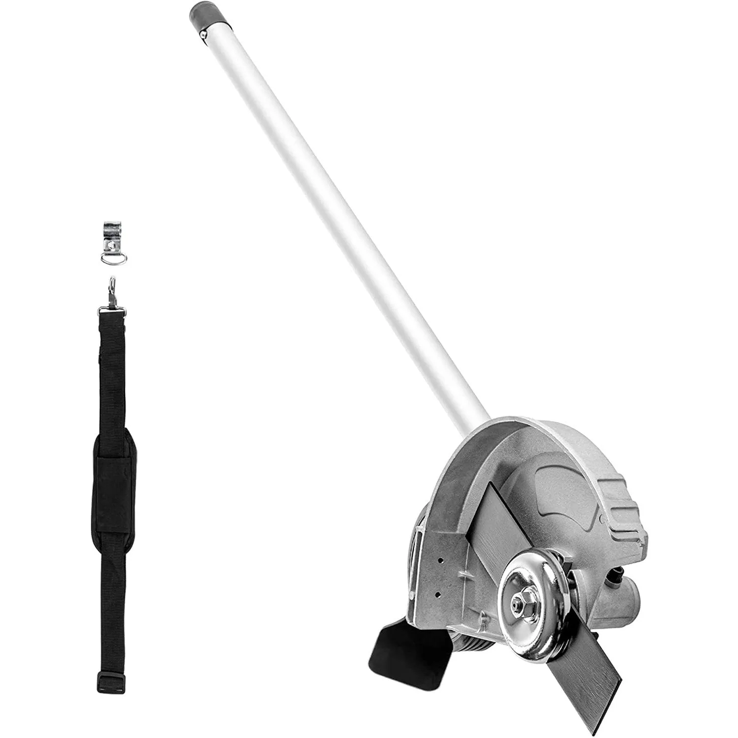 80V 16" Cordless Battery String Trimmer (Attachment Capable) & 8-Inch Edger Attachment Combo Kit w/ 2.0Ah Battery & Charger
