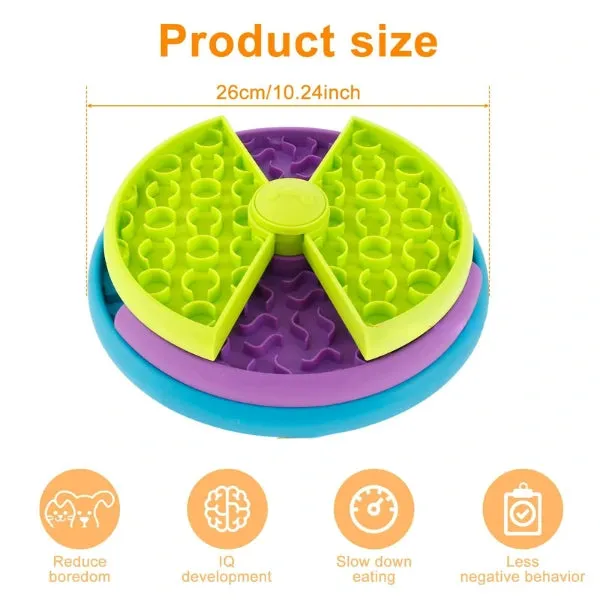 Anti-Choking 3-layers Dog Puzzle Feeder