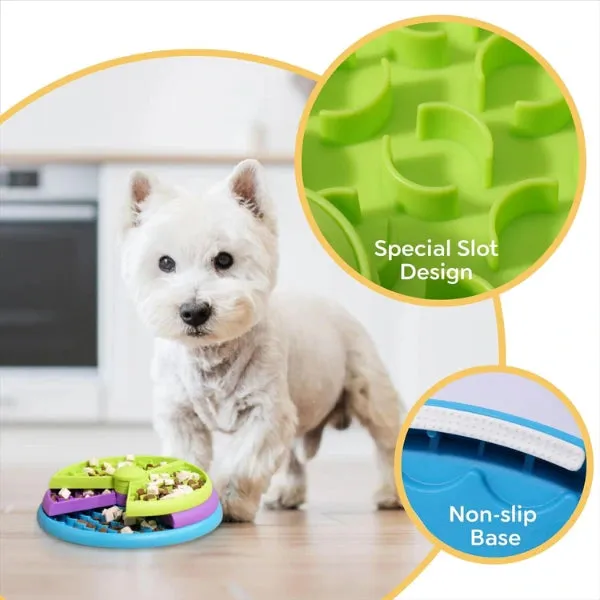 Anti-Choking 3-layers Dog Puzzle Feeder