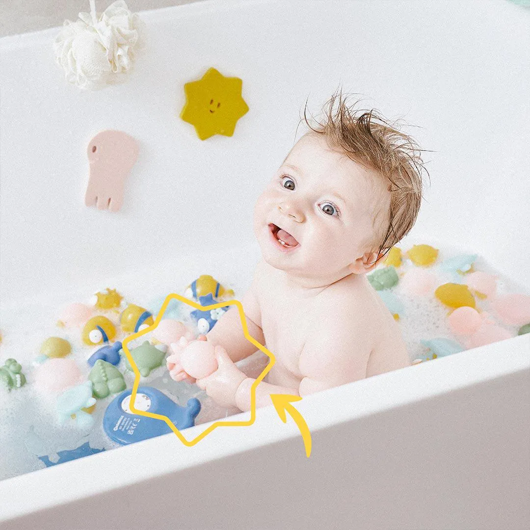 Badabulle Squirty Bath Toys - 8 Pack
