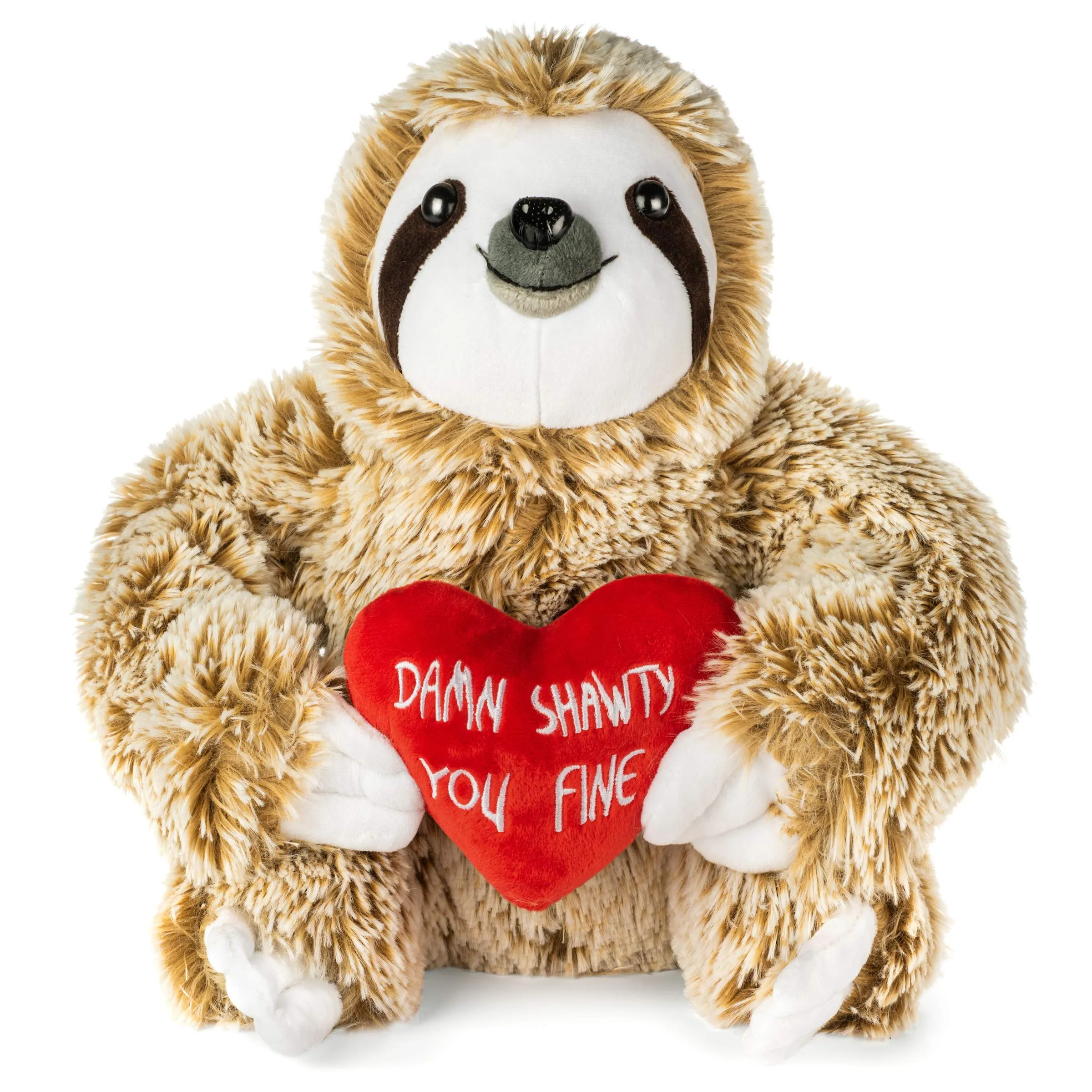 Birthday Gifts For Women - Sloth Stuffed Animal - Shawty You Fine For Her, Plush Stuffed