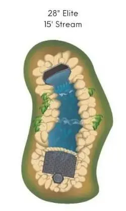 Blue Thumb Elite 28" Medium Pond-less Waterfall kit