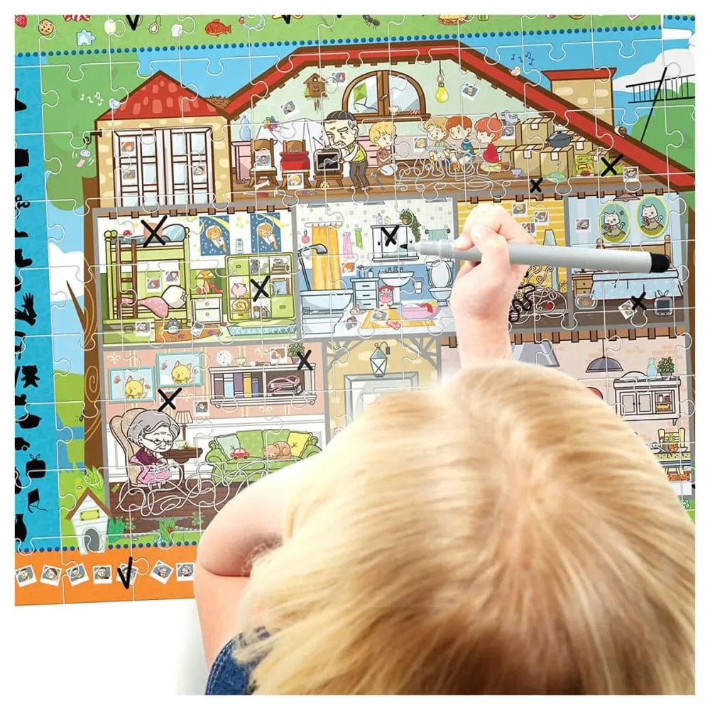 Brain Trainer Jigsaw Puzzle Observation & Logic