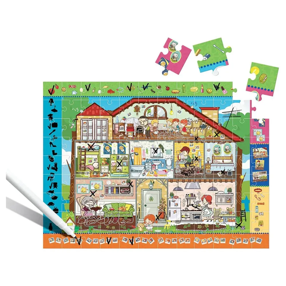 Brain Trainer Jigsaw Puzzle Observation & Logic