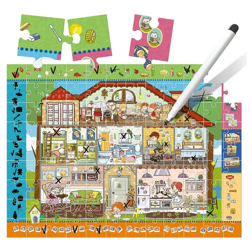 Brain Trainer Jigsaw Puzzle Observation & Logic