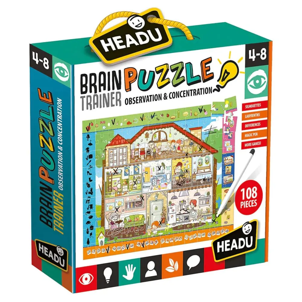 Brain Trainer Jigsaw Puzzle Observation & Logic