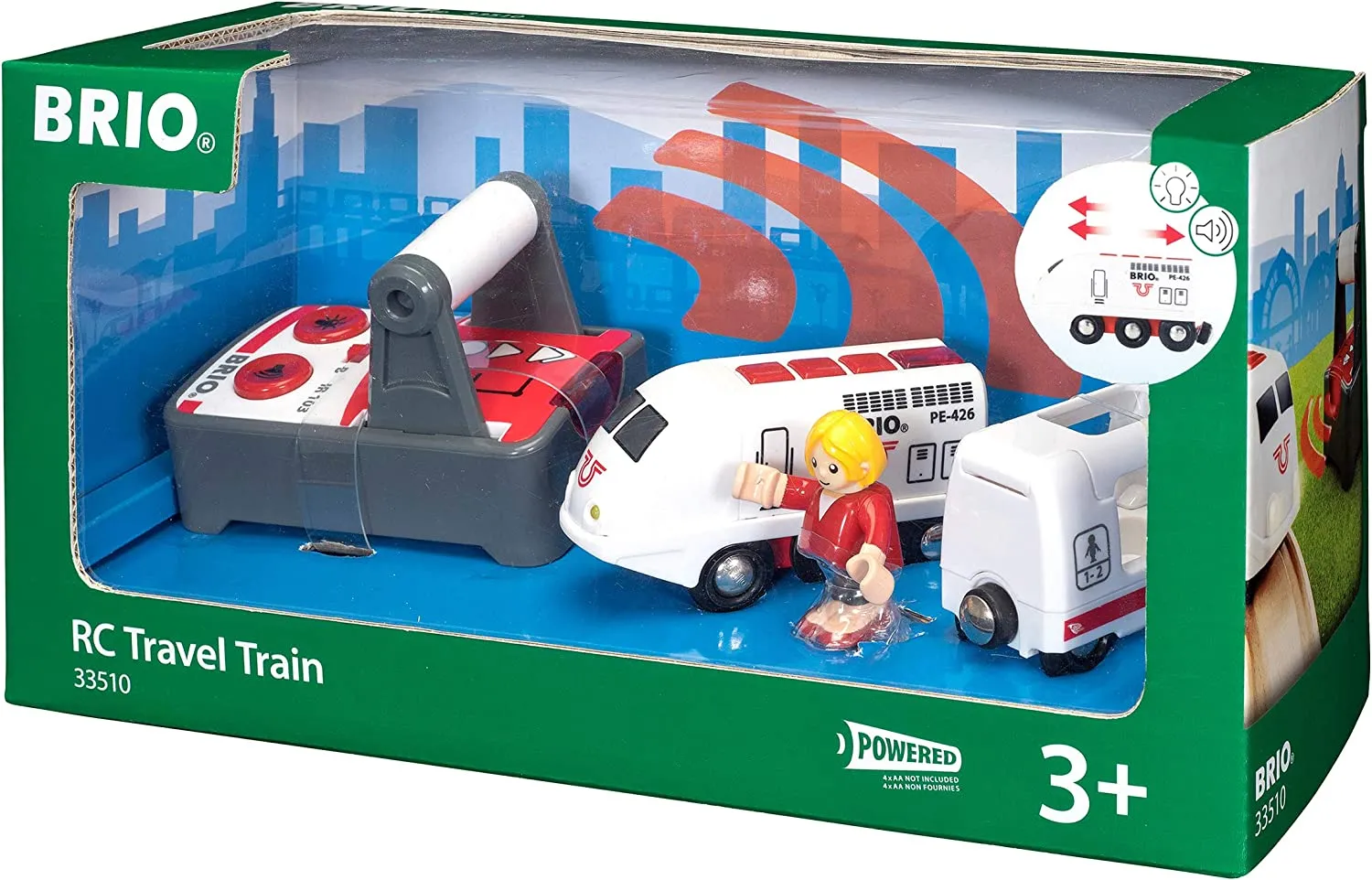 Brio RC Travel Train 4 pieces