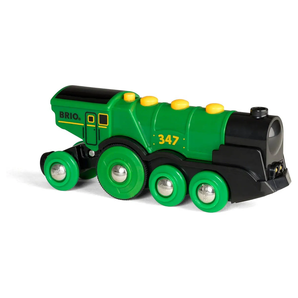 BRIO World: Big Green Action Locomotive Train with Sound and Lights
