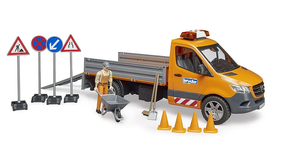 Bruder 2677 MB Sprinter Municipal with driver, L S Module and accessories