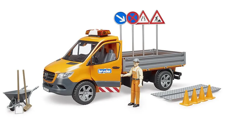 Bruder 2677 MB Sprinter Municipal with driver, L S Module and accessories