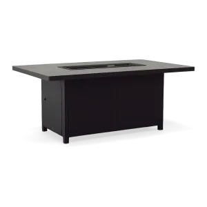 CAPRI 36" x 58" RECTANGLE CHAT HEIGHT FIRE TABLE