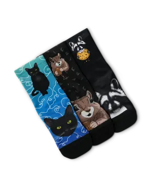 Cuteness Youth Crew Socks 3-Pack