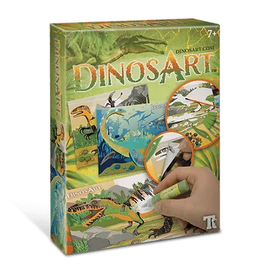 Dinosart Sand & Foil Art