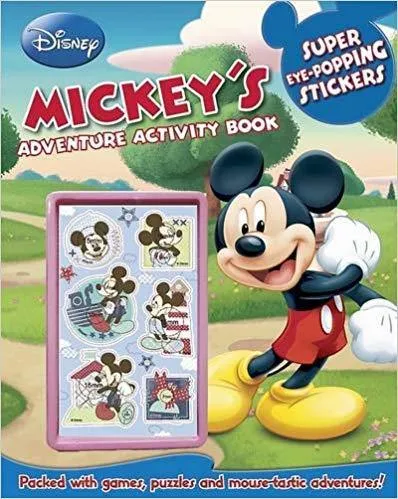 Disney Mickey's Adventure Activity Book - Super Eye Popping Stickers