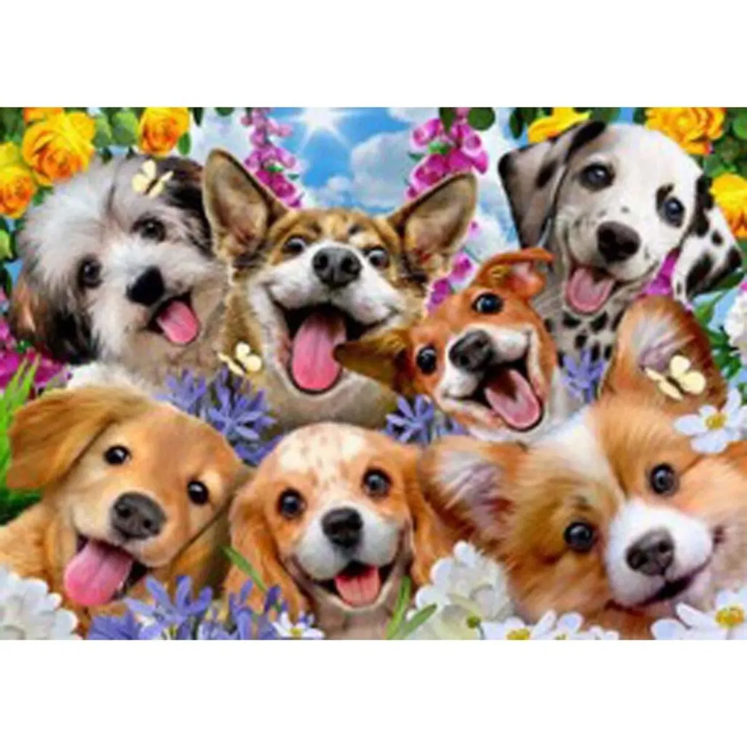 Educa Puzzle 1000 Puppies Selfie Howard Robinson