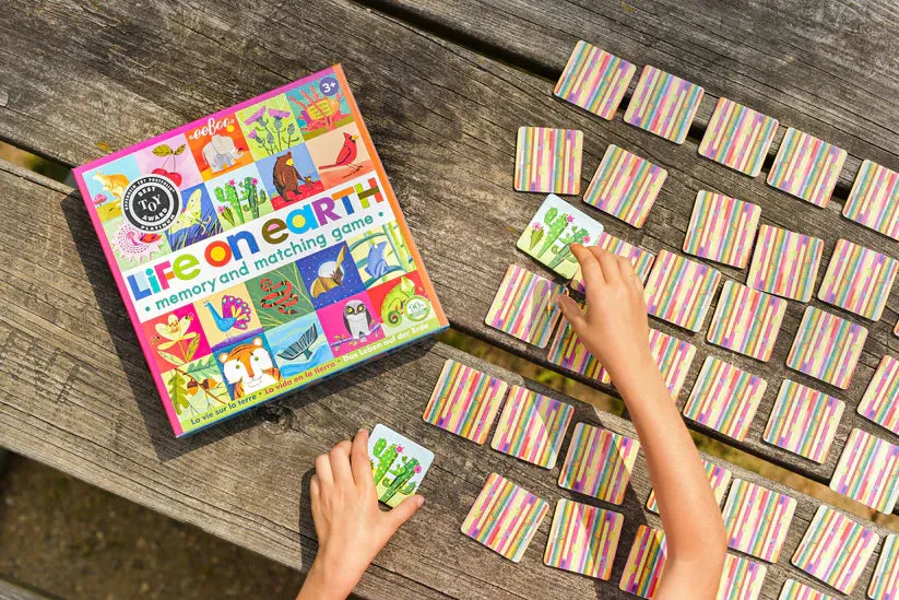 eeBoo Life on Earth Memory & Matching Game