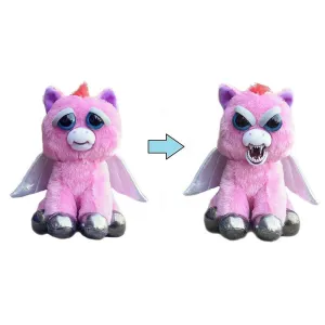 Feisty Pets by William Mark- Sparkles Rainbowbarf- Adorable 8.5" Plush Stuffed Pegasus That Turns Feisty With a Squeeze!