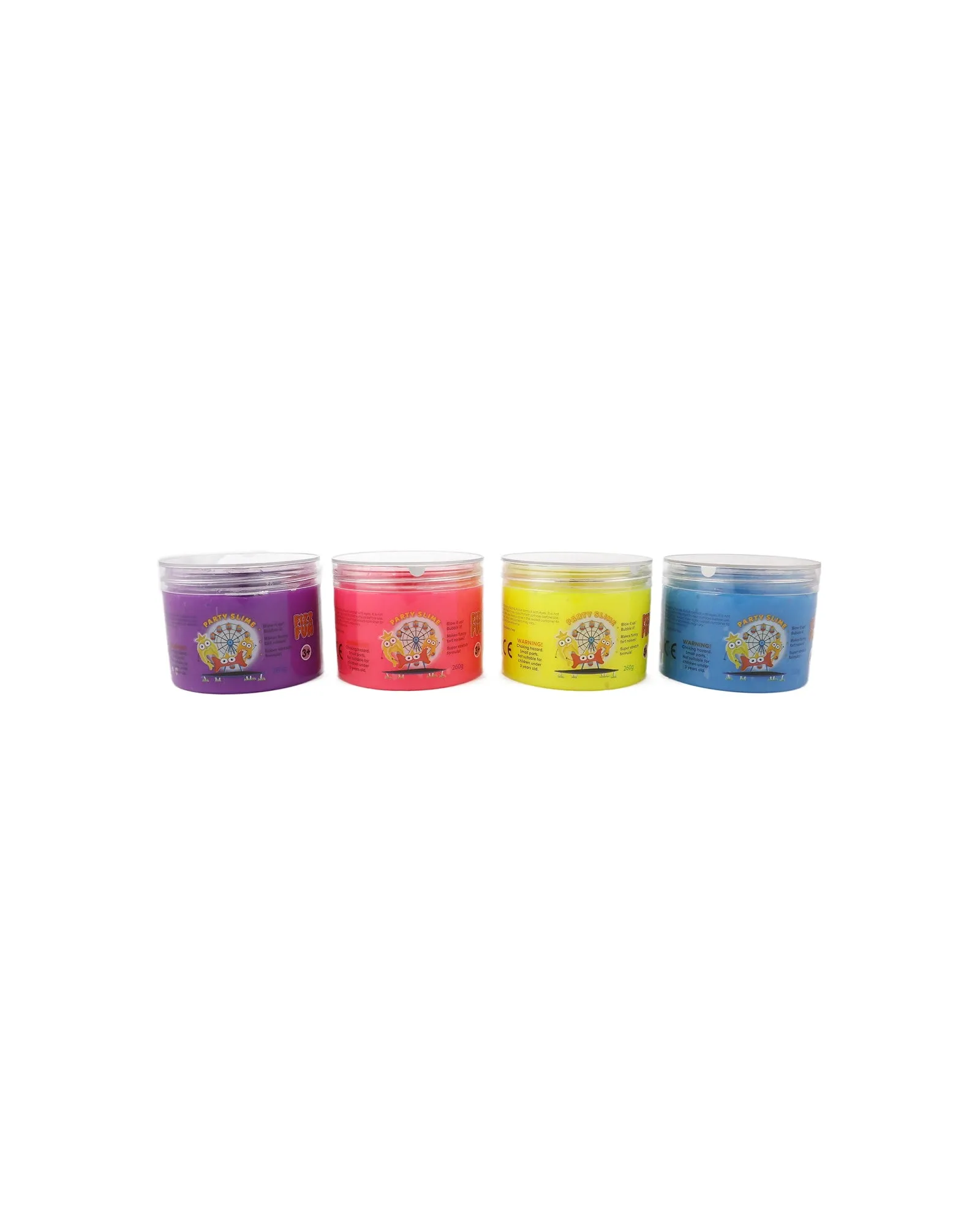 Fizz Fun Party Slime 260g - 4 Assorted