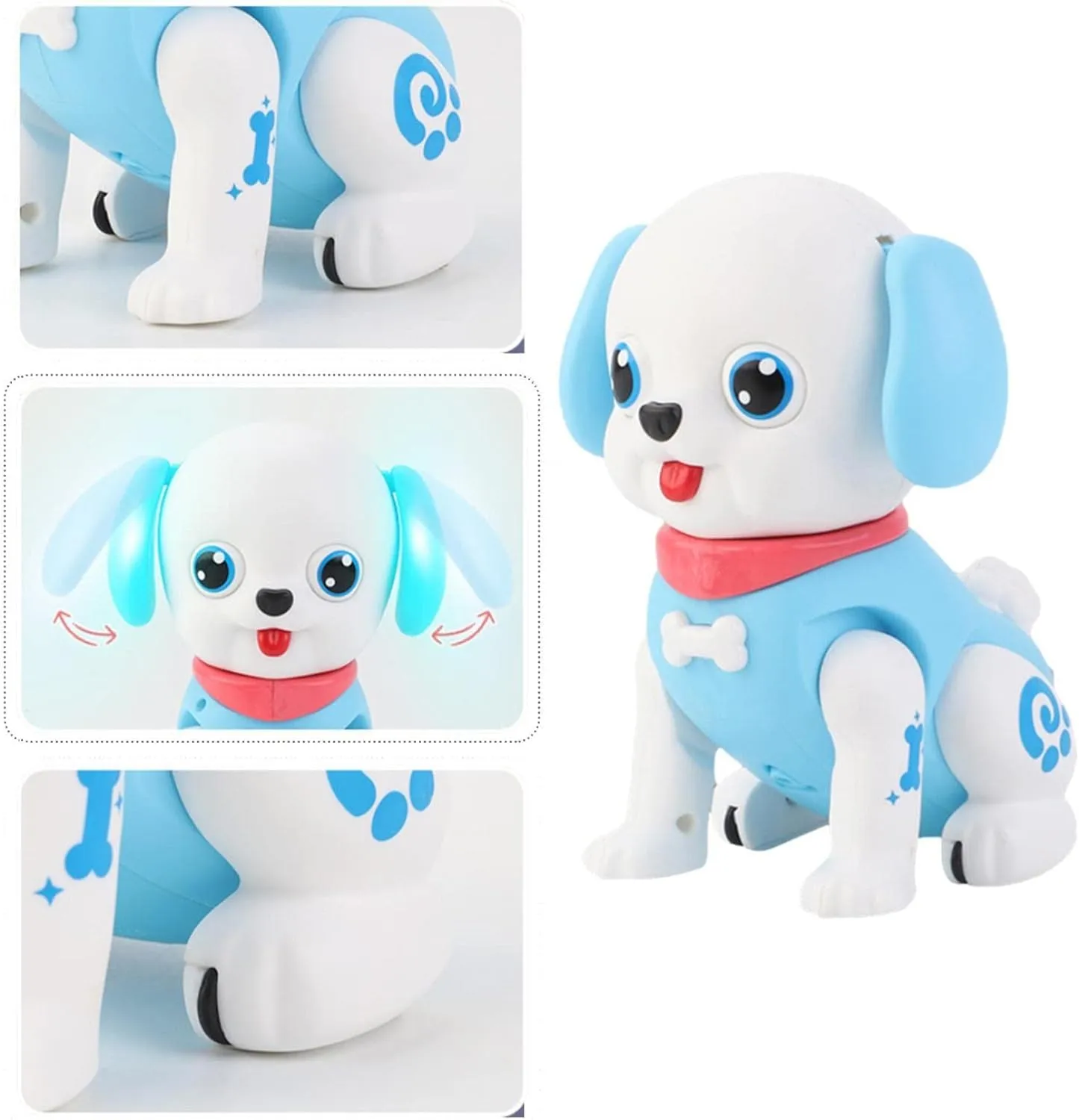 Fun Hopping Dog with Flapping Ears Battery Toy for Small Children, 3years & above