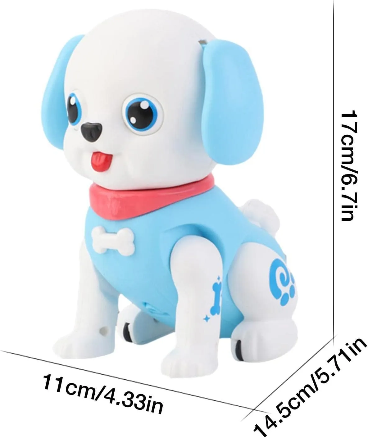 Fun Hopping Dog with Flapping Ears Battery Toy for Small Children, 3years & above