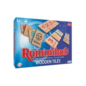 Funskool Games Rummikub Wooden Tiles, 2-4 Players Strategy Fun Family Game for Ages 7 Years 