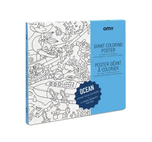 Giant Coloring Poster - Ocean<br> OMY