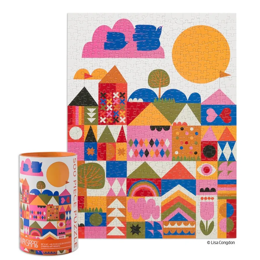Happy Town | 500 Piece Jigsaw Puzzle