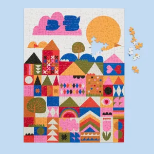 Happy Town | 500 Piece Jigsaw Puzzle