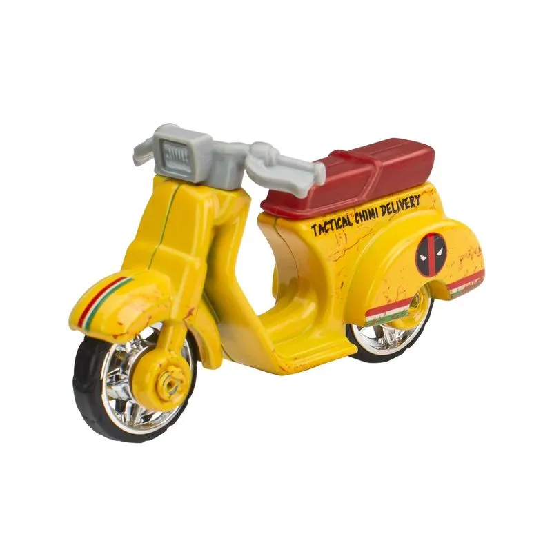 Hot Wheels Retro Entertainment Vehicle Marvel Deadpool Scooter