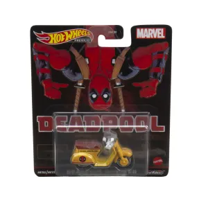 Hot Wheels Retro Entertainment Vehicle Marvel Deadpool Scooter