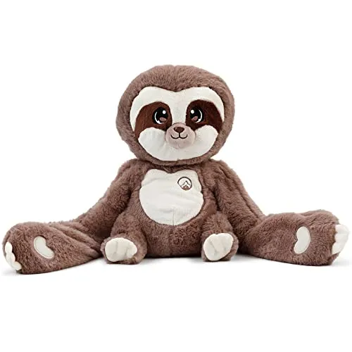 Huggle Healers Sloth Weighted Stuffed Animal Stuffed Animals for Kids  Lavender Heat Bag
