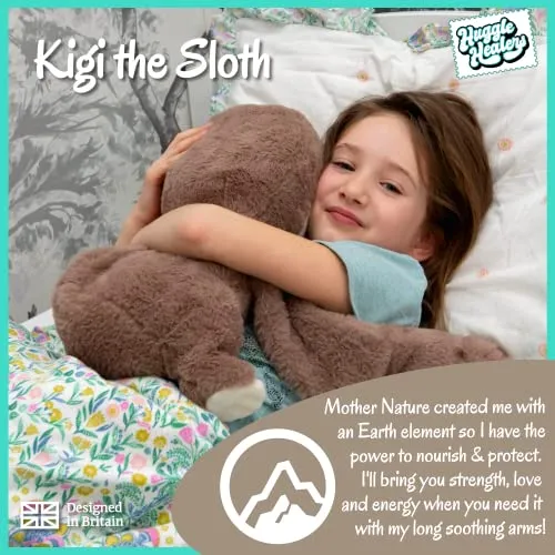 Huggle Healers Sloth Weighted Stuffed Animal Stuffed Animals for Kids  Lavender Heat Bag