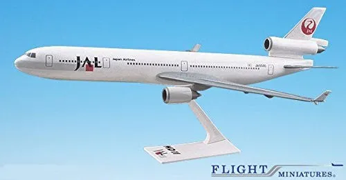 Japan Airlines (89-03) MD-11 Airplane Miniature Model Plastic Snap-Fit 1:200 Part# AMD-01100H-016