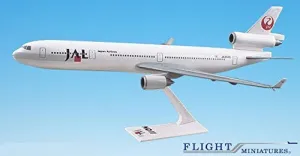 Japan Airlines (89-03) MD-11 Airplane Miniature Model Plastic Snap-Fit 1:200 Part# AMD-01100H-016
