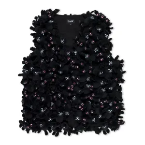 Jermie Plush Vest (Black)