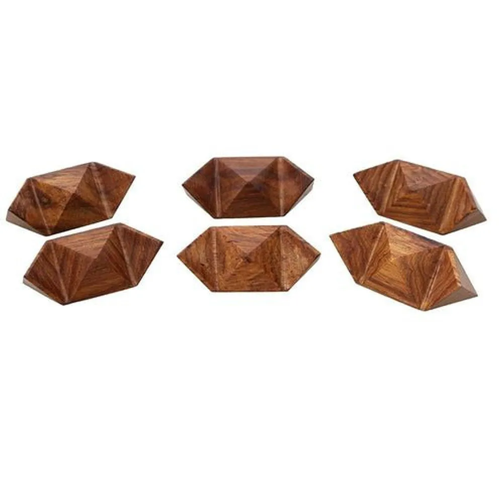 Jigsaw Wooden Brainteaser Puzzle Game for Kids 10x10x10 Cm