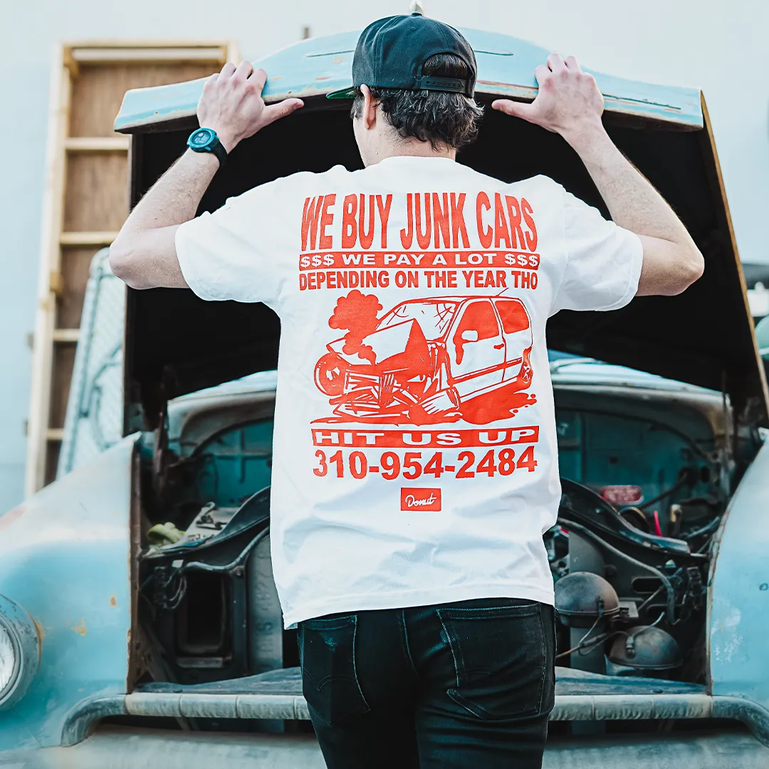 Junk Cars T-Shirt - White