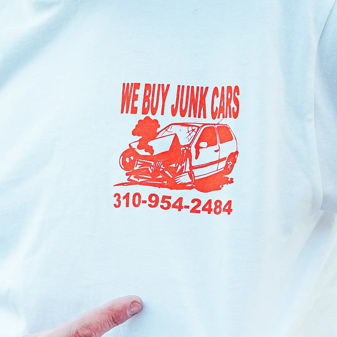 Junk Cars T-Shirt - White