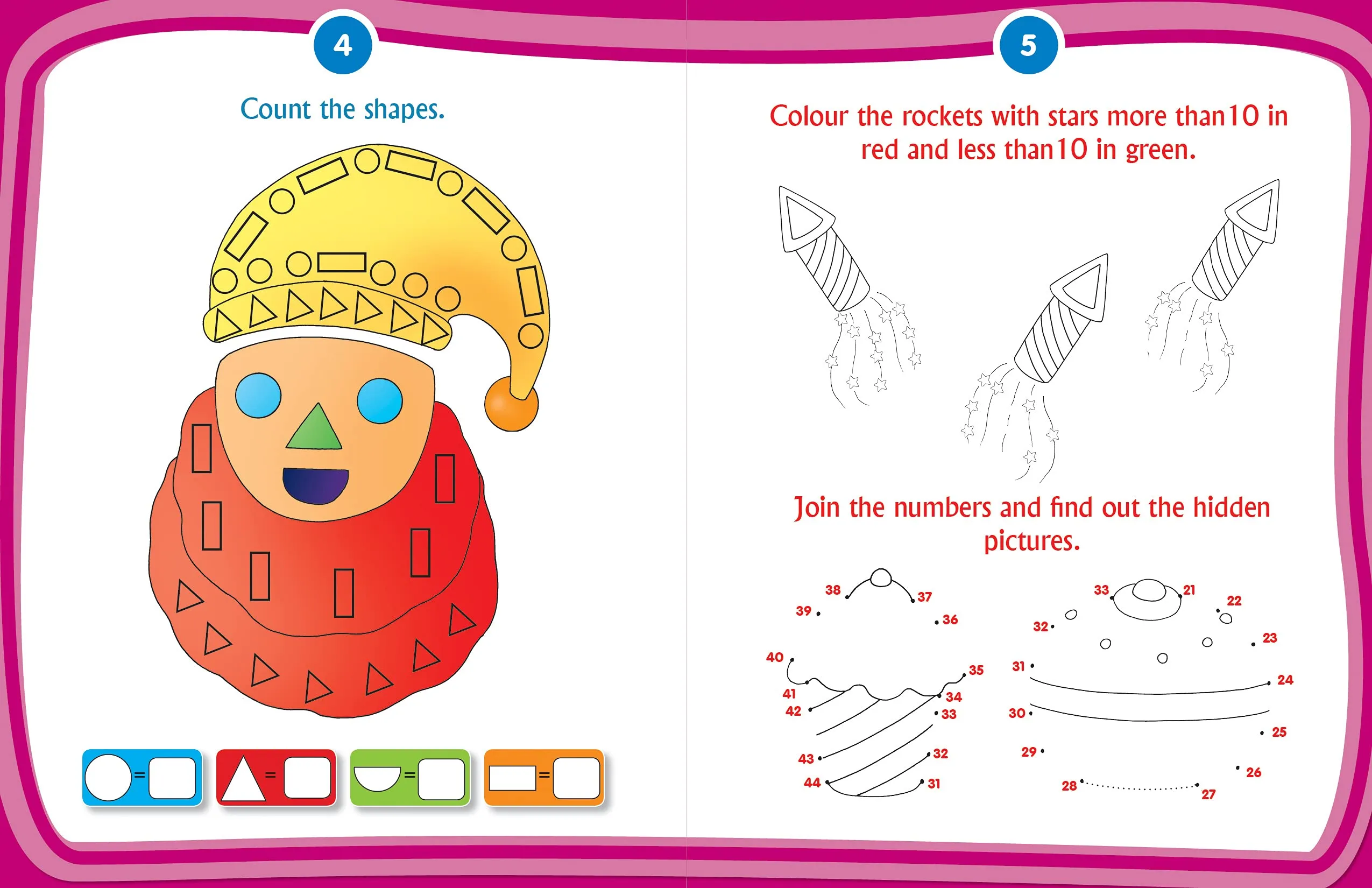 Kid's Activity Age 5  - Pack of 5 (English, Maths, Environment, General Awareness, Logic Reasoning)
