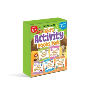 Kid's Activity Age 5  - Pack of 5 (English, Maths, Environment, General Awareness, Logic Reasoning)