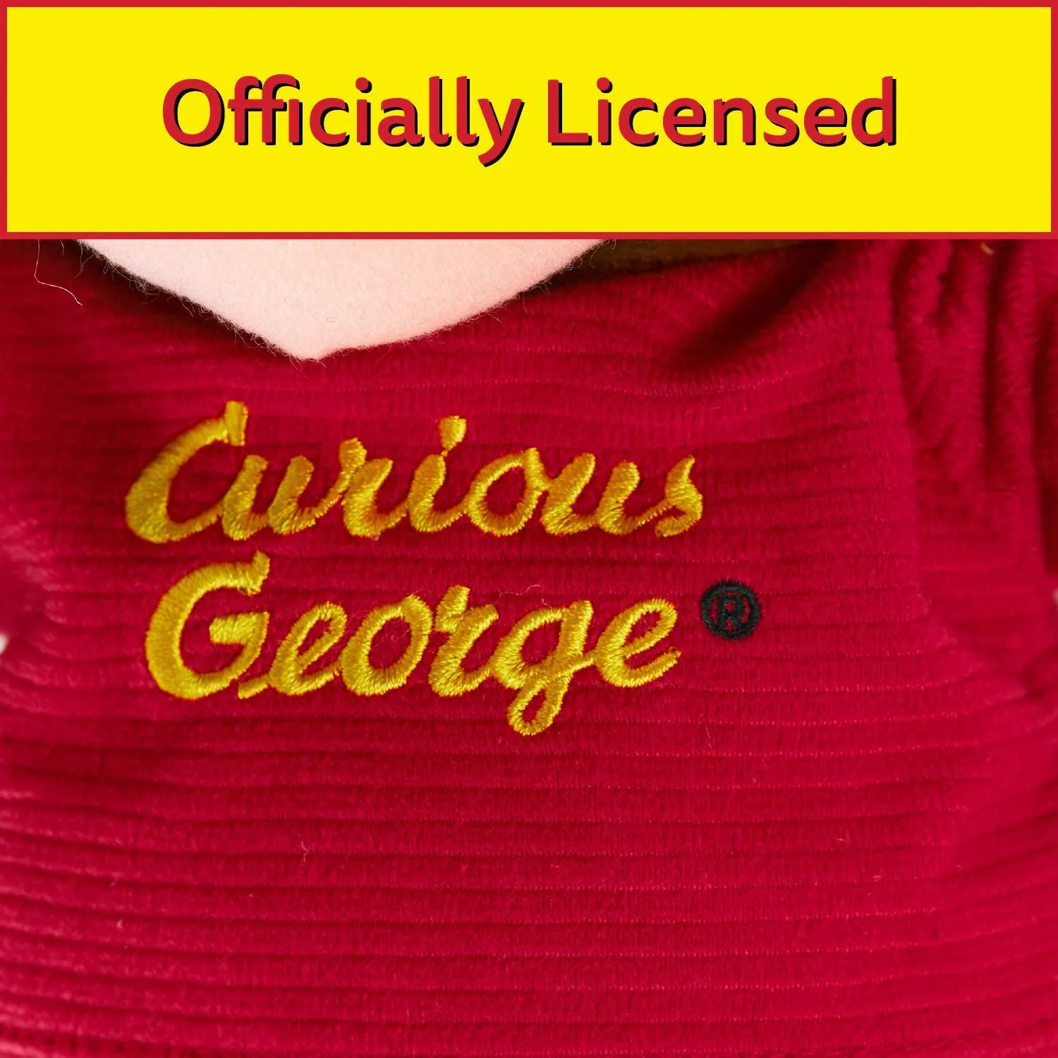 Large Curious George Monkey Plush - Classic George 12" Super Soft, Adorable, Charmingly Detailed Stuffed Animal