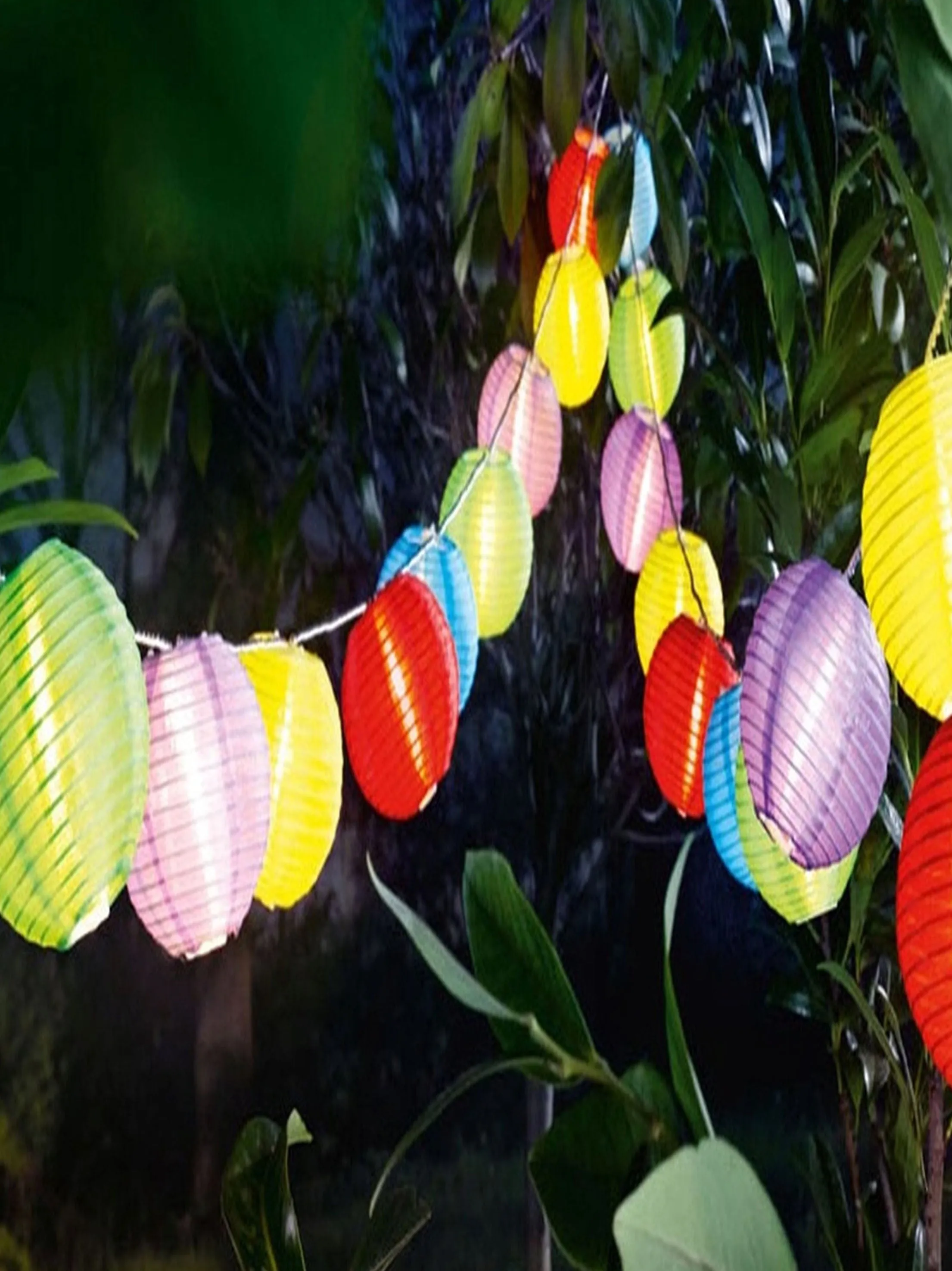Led Colorful Outdoor Garland 20 Pieces