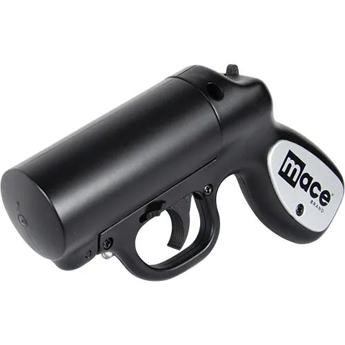 Mace Pepper Gun Distance Defense Spray With Strobe Led, Matte Black