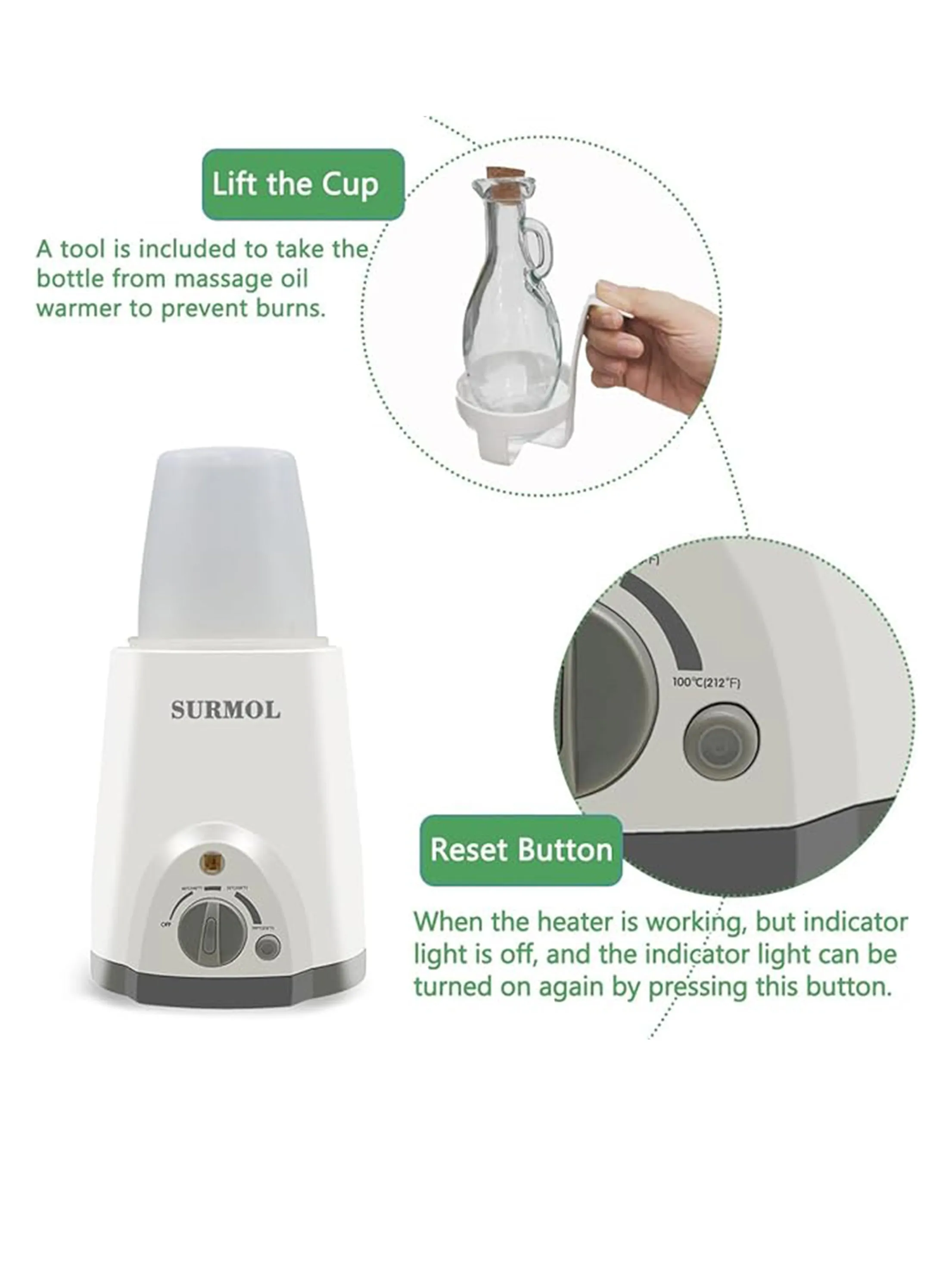 Massage Oil Warmer