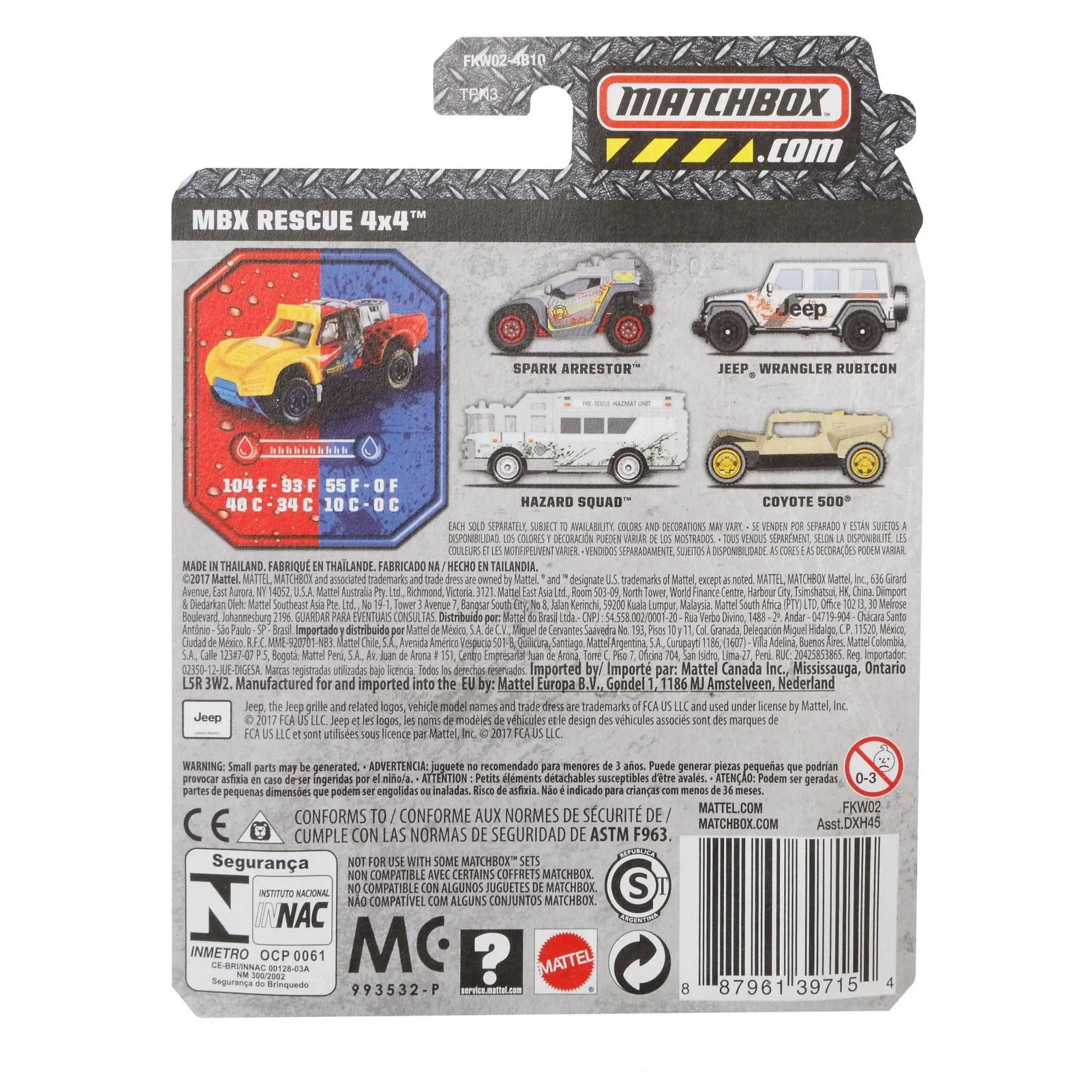 Matchbox Color Changers Collectible Vehicle (Styles May Vary)